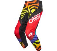 Oneal Element Nova Pantalon de motocross jeunesse, Rouge, Taille 22