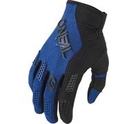 Oneal Element Racewear Gants de motocross, noir-bleu, taille M pour homme