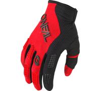 Oneal Element Racewear Gants de motocross pour enfants, noir-rouge, taille L pour des gamins