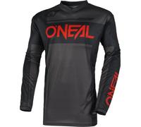 ONeal Element Racewear S25, maillot M Noir/Gris Foncé/Rouge Noir/Gris Foncé/Rouge