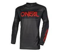 Oneal Element Racewear Maillot de motocross, noir-gris-rouge, taille M pour homme