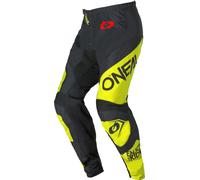 O'Neal Pantalon motocross Element Racewear S26 Textile Noir/Jaune Néon Taille 34