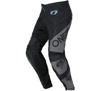 ONeal Element Racewear S26, pantalon textile enfants 28 (16/18) Noir/Gris Noir/Gris