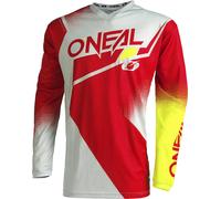 Oneal Element Racewear V.22 Maillot de motocross, rouge-jaune, taille S pour homme