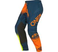 Oneal Element Racewear V.22 Pantalon de motocross, bleu-orange, taille 30 pour homme