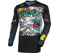 O'Neal Maillot Element Rancid XXL Noir/Blanc/Vert/Rouge
