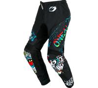 ONeal Element Rancid, pantalon en textile 30 Noir/Blanc/Vert/Rouge Noir/Blanc/Vert/Rouge