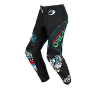 O'NEAL Element Rancid Pantaloni Dirt Bike Uomo (Pacco da 1) 24 Bianco Nero