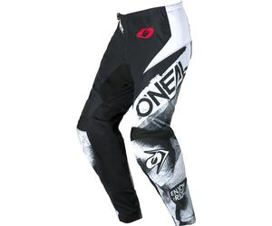 ONeal Element Roller S26, pantalon en textile 30 Noir/Gris/Blanc Noir/Gris/Blanc
