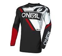 O'NEAL Element Shocker Jersey T-Shirt, Noir/Rouge, L Mixte