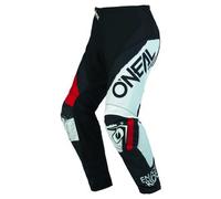 ONeal Element Shocker S23, pantalon en textile 28 Noir/Rouge/Blanc Noir/Rouge/Blanc