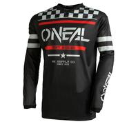 O'NEAL Element Squadron V.22 Maillot Noir/Gris/Rouge XL homme