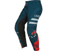 Oneal Element Squadron V.22 Pantalon de motocross, bleu/rouge, Taille 30