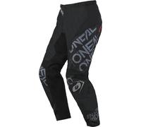 Oneal Element Static Pantalons de motocross, noir-gris, taille 34 pour homme