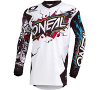 Maillot manches longues o neal element villain blanc