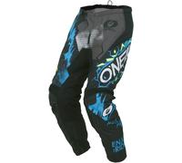 O'Neal Pantalon Off-road Element Villain Bleu/Noir 16-18 ans Enfants