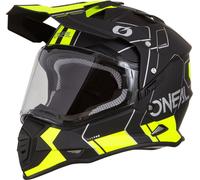 O'NEAL Enduro Casque Sierra II Comb , Noir Néon Jaune, XS