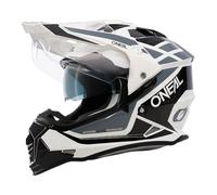 O'Neal Casque Adventure Sierra R – Blanc/Noir/Gris