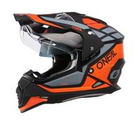 O'NEAL Enduro Casque Sierra R, Orange Noir Gris, M, 0818-0