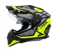O'NEAL Enduro Helm Sierra R, Neongelb Schwarz Grau, M, 0818-0