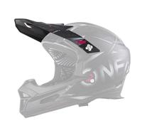 O'NEAL Ersatz Schirm Fury RL Synthy Helm Visier Ersatzteil Mountain Bike Downhill MTB DH Fahrrad, 0499-97, Farbe Schwarz