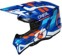 ONeal EX-SRS Dust, casque de motocross L Bleu/Orange/Blanc Bleu/Orange/Blanc