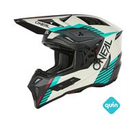 Oneal EX-SRS QUIN MX-Helm matt grau-teal L