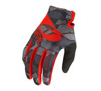 O'NEAL | Gants de Cyclisme et Motocross | MX MTB DH FR Downhill Freeride | Matériaux durables et Flexibles, Dessus de Paume ventilé | Gant Matrix Camo V.22 | Adulte | Noir Rouge | Taille M