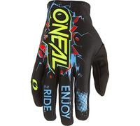 O'NEAL Gants Motocross Matrix Youth Villain, Paume ventilée, matériaux flexibles, Enfants L Noir