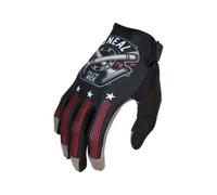 Oneal Mayhem Nanofront Piston Gants de motocross, noir-blanc-rouge, taille L pour homme