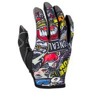 O'Neal Gants Mayhem Crank - Noir/Gris/Rouge/Bleu/Jaune - Taille S