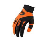 O'NEAL | Gants vélo et Motocross | MX MTB DH FR Descente Freeride | Matériaux durables et Flexibles, Paume ventilée | Gants Element | Enfant | Noir-Orange Fluo | Taille M