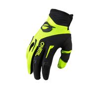 O'NEAL | Gants vélo et Motocross | MX MTB DH FR Descente Freeride | Matériaux durables et Flexibles, Paume ventilée | Gants Element | Homme | Noir-Jaune Fluo | Taille XL