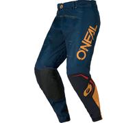 ONeal Hardwear Swipe S26, pantalon en textile 38 Bleu Foncé/Orange Bleu Foncé/Orange