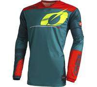 Oneal Haze Maillot Motocross, bleu/rouge, Taille M