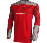 Oneal Haze Maillot Motocross, Rouge/Gris, Taille M