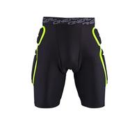 Oneal Homme Trail Short Protections pour v lo, Black/Yellow, S EU