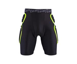 Oneal Homme Trail Short Protections pour v lo, Black/Yellow, S EU