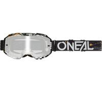 O'Neal Masque cross B-10 Attack Off-road Noir Silver/CAT1