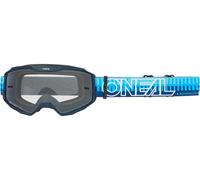 O'Neal Masque cross B-10 Striped Bleu – Lentille claire (CAT0)