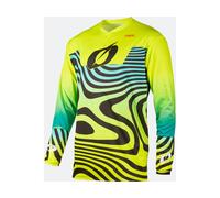 Oneal Element Nova Maillot de motocross jeunesse, Jaune néon, Taille M