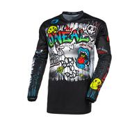 O'Neal Maillot Element Rancid Taille M Noir/Blanc/Vert/Rouge
