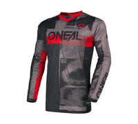 O'Neal Maillot Element Roller S26 manches longues Noir/Gris/Rouge taille S homme