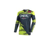 Oneal Mayhem Covert Maillot motocross, gris-jaune, taille S pour homme