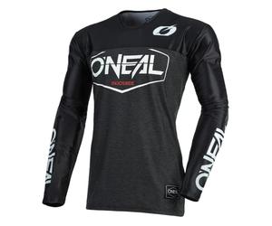 O'NEAL | Maillot Moto et vélo | Moto Enduro | Séchage Rapide et matériau léger, Offre Une Grande liberté de Mouvement, Coupe Slim Fit | Maillot Mayhem Hexx | Adulte | Noir | Taille M
