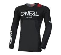 O'NEAL | Maillot Motocross Manches Longues | MX MTB VTT | Matière légère, Coupe Ergonomique Slim fit pour Un Ajustement Parfait | Mayhem Jersey Hexx V.24 | Adulte | Gris Noir | Taille XL