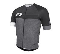 O'NEAL | Maillot VTT | DH Downhill FR Freeride | Tissu Respirant, Ourlet élastique, Manches Courtes | Maillot Aerial Split | Adulte | Gris Noir | Taille M