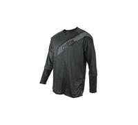 O'NEAL | Maillot VTT Manches Longues | MX MTB Motocross Enduro | Séchage Rapide, matière Respirante, Coutures Plates, Inserts en Mesh | Tobanga Jersey | Adulte | Noir Gris | Taille XXL