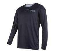 O'NEAL | Maillot VTT | VTT DH Downhill FR Freeride | Matière Respirante, liberté de Mouvement maximale | Element FR Jersey Plain V.22 | Adulte | Noir | Taille XL