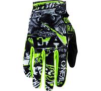 O'Neal Gants enfant Matrix Attack Paume ventilée Noir-Jaune Taille L